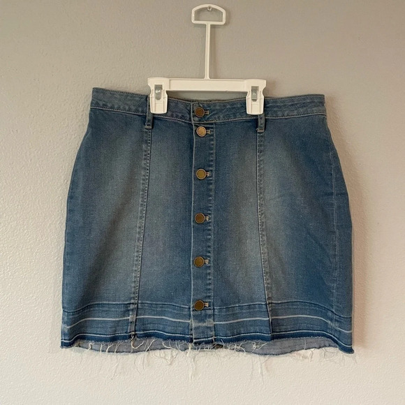 Articles of Society Jean Skirt - Picture 1 of 4